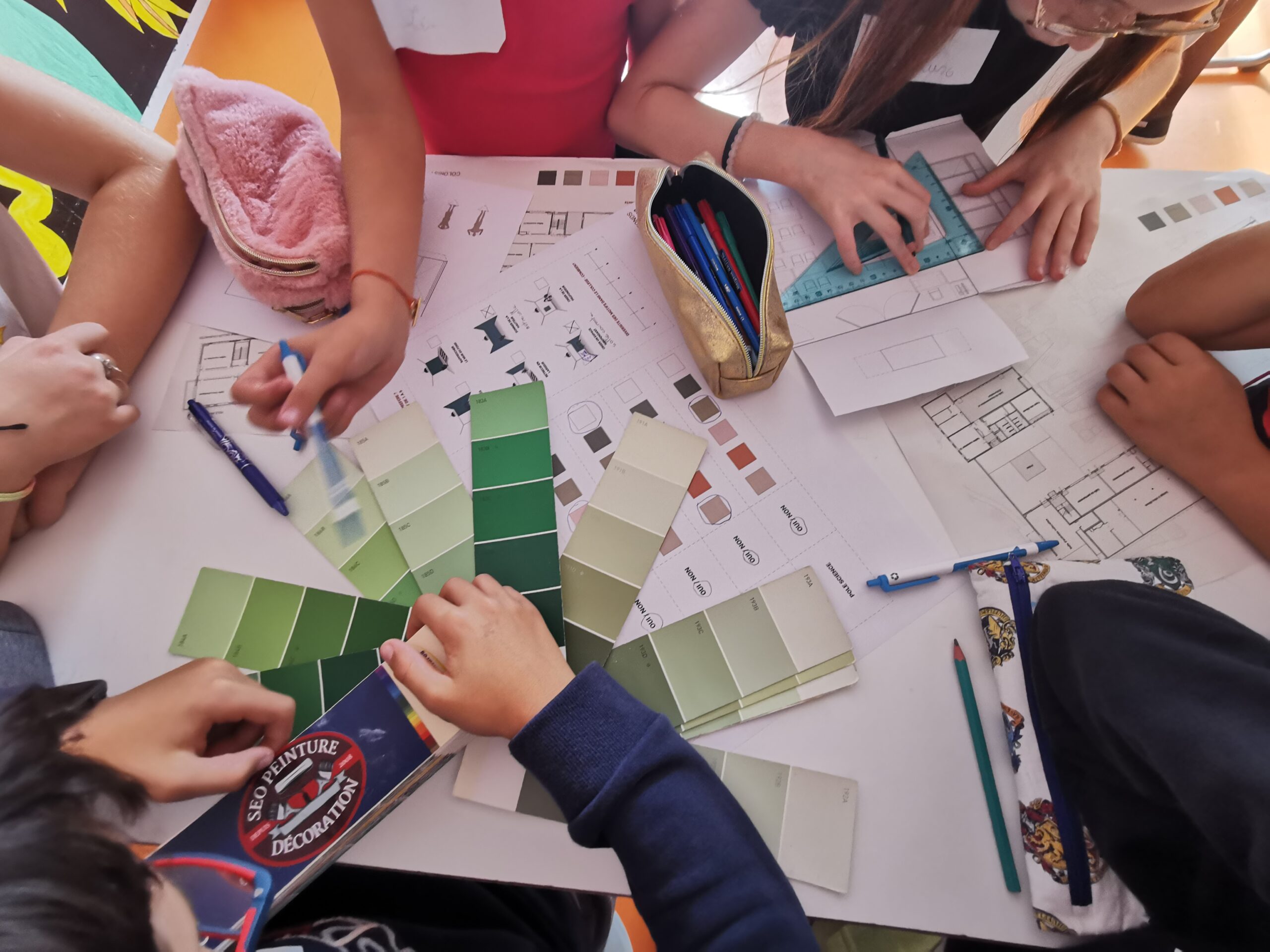 Atelier de sensibilisation & réemploi Collège Castelnau - Una ingénierie 